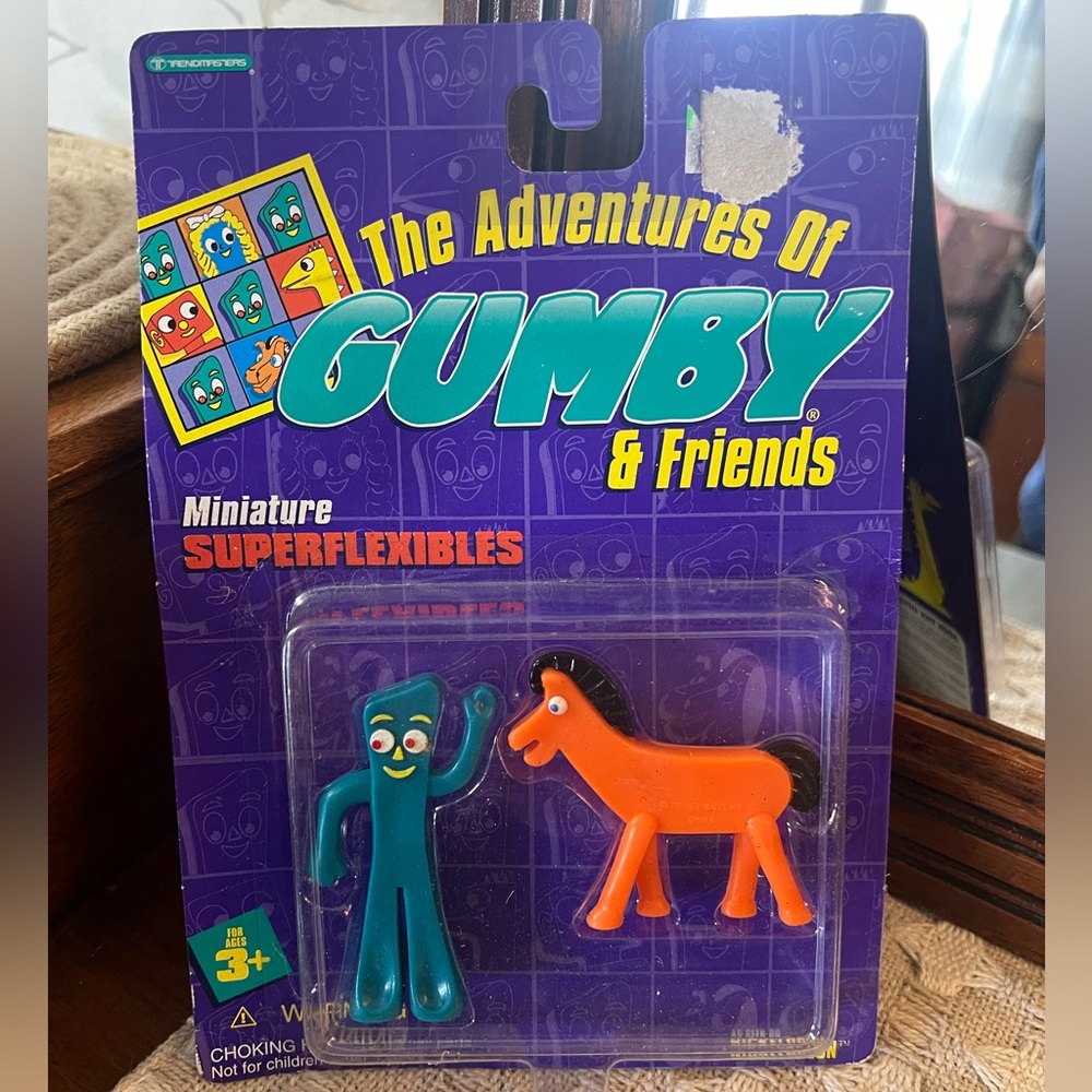 TRENDMASTERS Vintage *NOS* The Adventures of Gumby & Friends‎ Mini Figurines